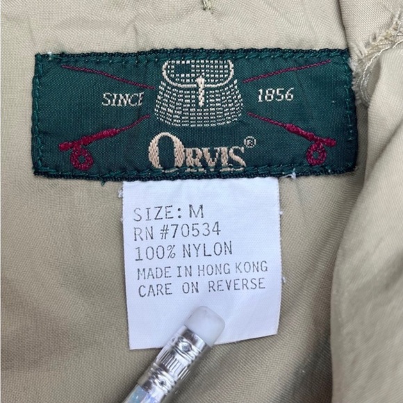 ORVIS Vintage Convertible Cargo Utility Pants Nylon Gorpcore Hiking Camping 90s - Picture 8 of 10